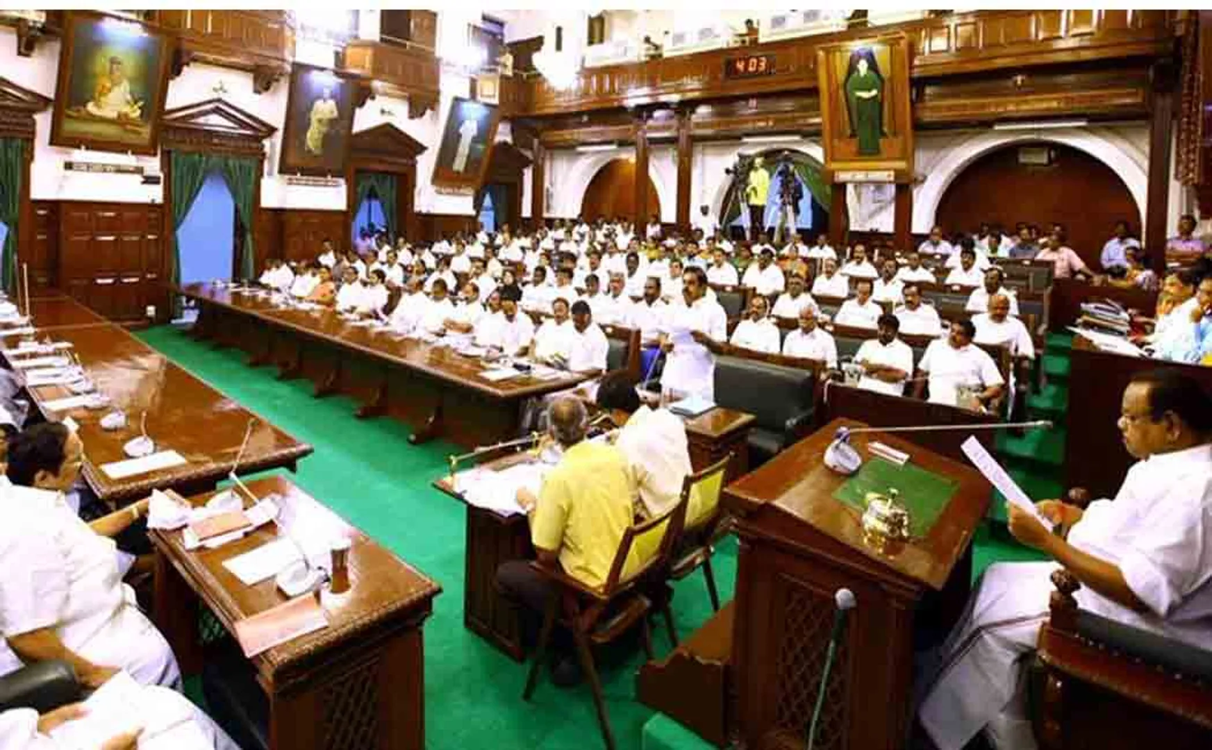 TAMILNADU ASSEMBLY MEETING MINISTERS FILED THE CORRECTION BILLS 